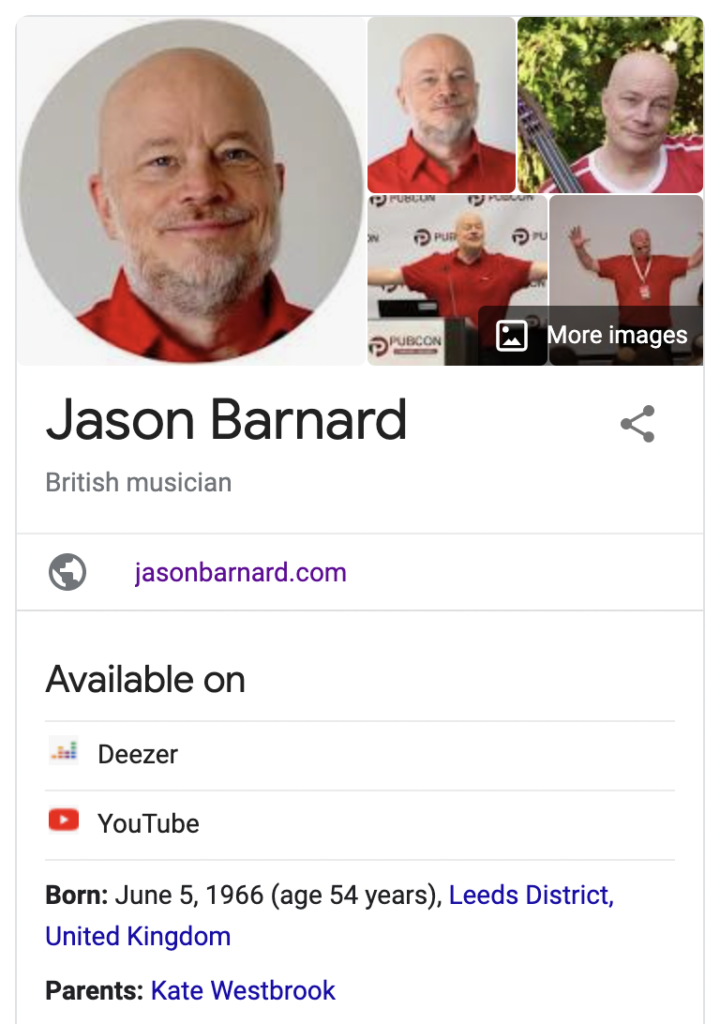 Jason's Google panel
